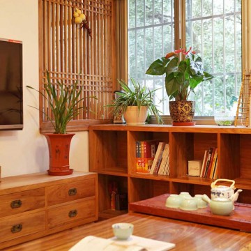 奥林匹克花园日式风格,70平米装修